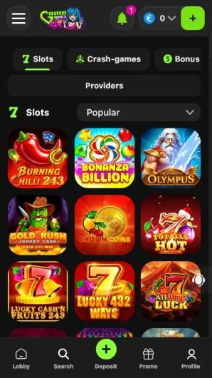 मोबाइलमा GameSpot Casino को खेल लबी